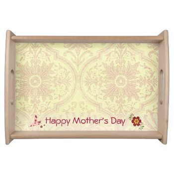 Mothers Day Breakfast In Bed Serving Tray by QuoteLife at Zazzle