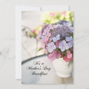 Mother's Day Breakfast Invitation with Flowers