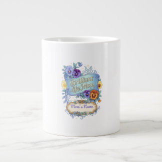 Mothers day - Brilliant like mom Giant Coffee Mug