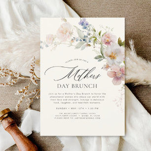 Mother's Day Brunch Boho Terracotta  Invitation