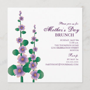 Mother's Day Brunch Floral Garden Invitation