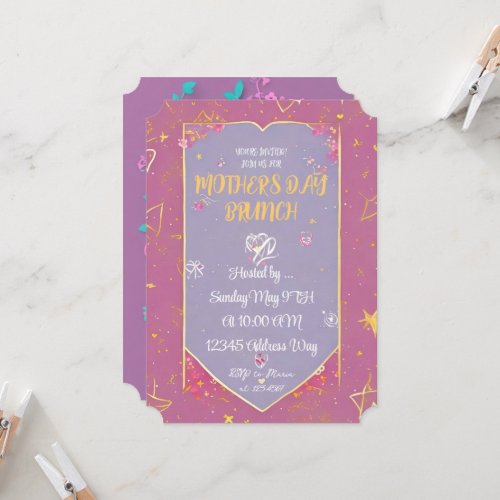 Mothers Day Brunch Invitation