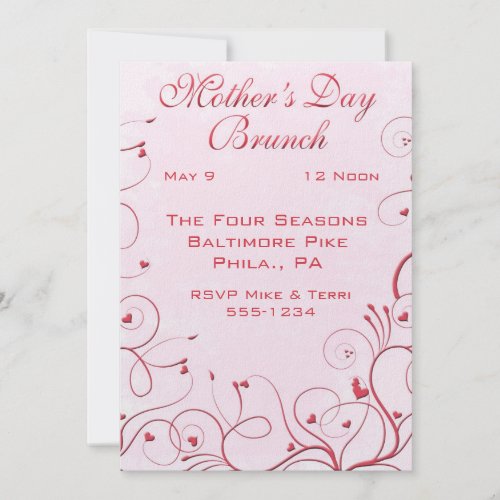 Mother's Day Brunch Invitation Wording 3