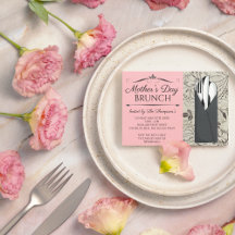 Mother's Day Brunch Invitations (Pink)