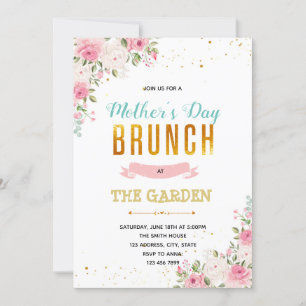 Mother's Day brunch party invitation