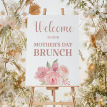 Mother's Day Brunch Welcome Sign