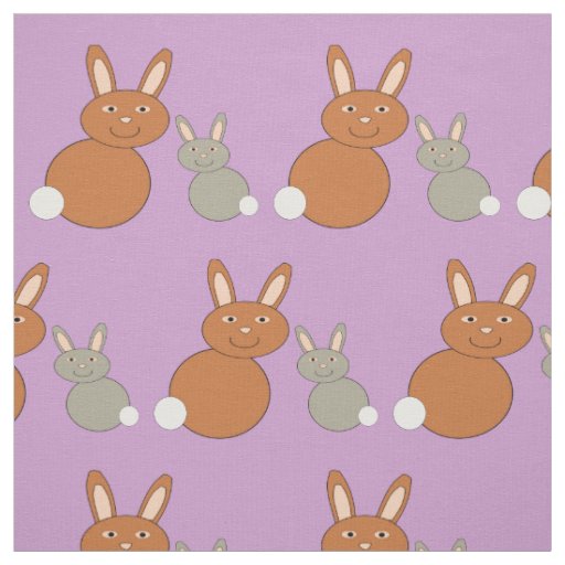 Mothers Day Bunnies Craft Fabric