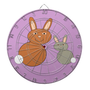 Mothers Day Bunnies Dart Board