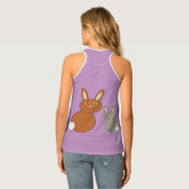 Mothers Day Bunnies Ladies Tank Top (Back Full)