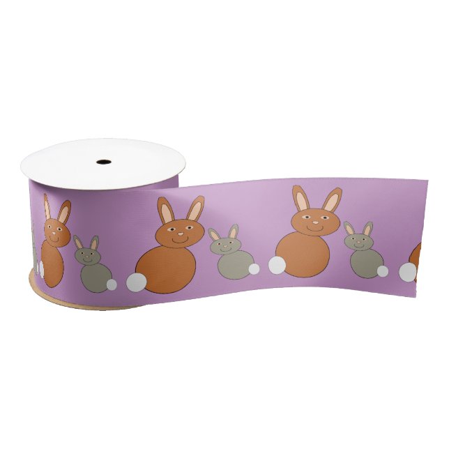 Mothers Day Bunnies Ribbon (Spool)