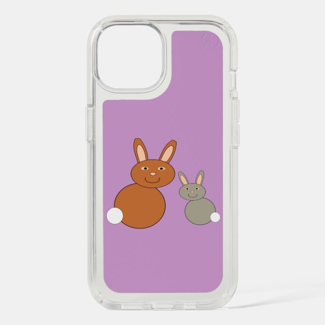 Mothers Day Bunnies Speck iPhone Case (Front)