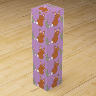 Mothers Day Bunnies Wine Gift Box