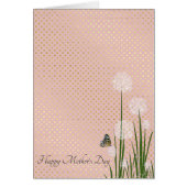 Mother's Day-butterfly on puff flower (Front)