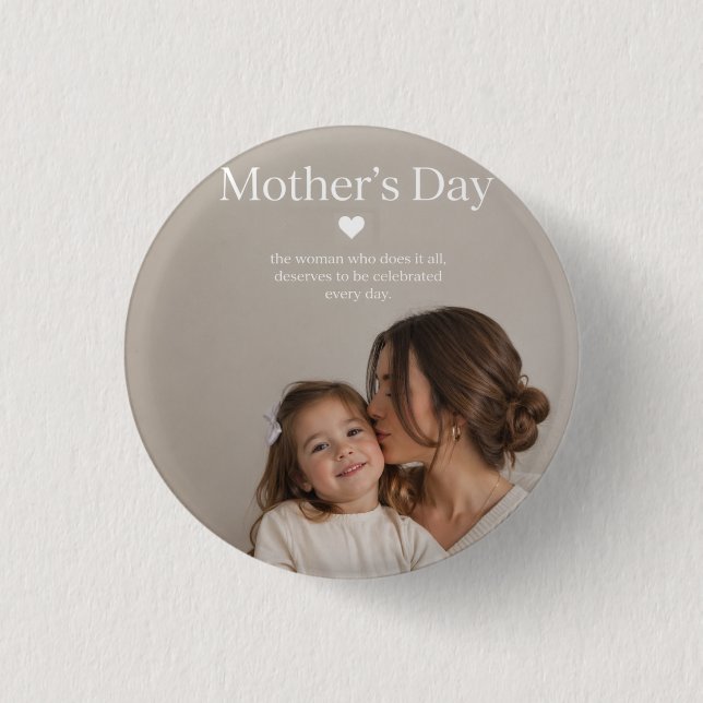 Mother's day  button (Front)