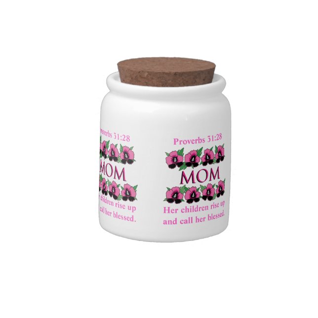 Mother's Day Candy Jar (Left)