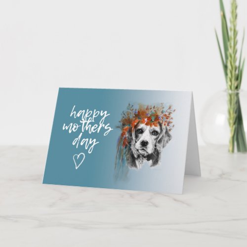 Mothers Day Card _ Beagle