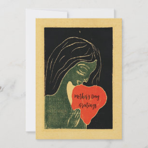 Mother's Day Card/Elegant Classic Mother's Day Holiday Card