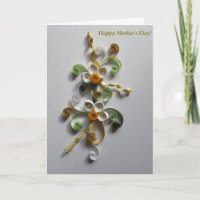 Mother's Day Card - Elegant Flowers