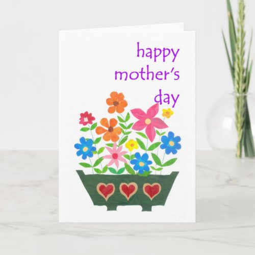 Mothers Day Card _ Flower Power