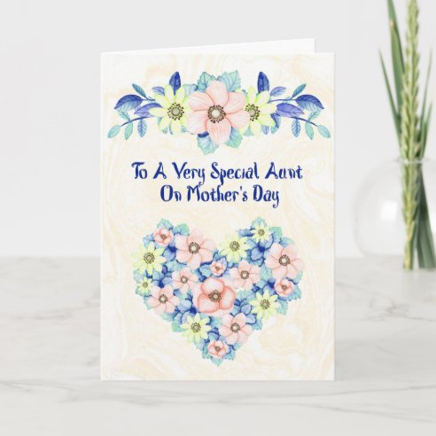 Mothers Day For Aunt Cards | Zazzle