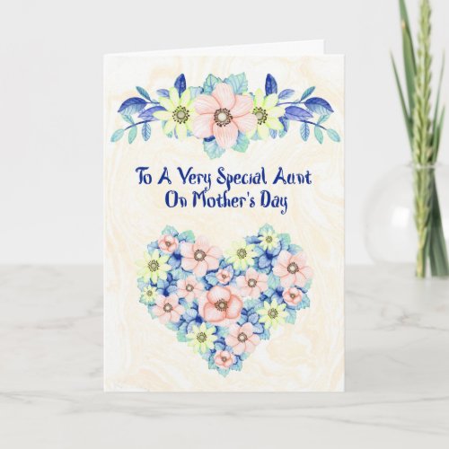 Mothers Day Card for a Special Aunt