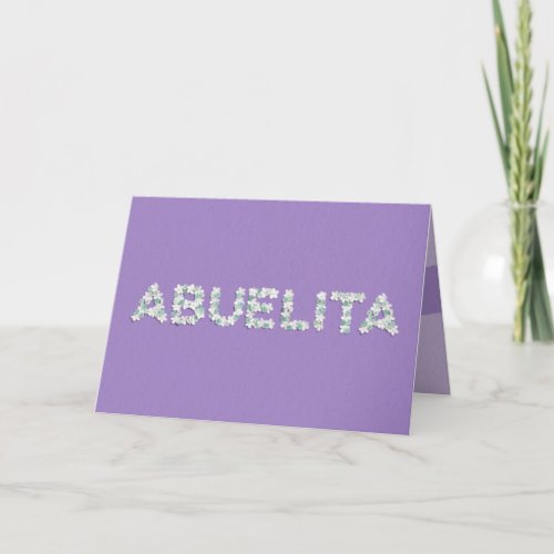 Mothers Day Card for Abuelita