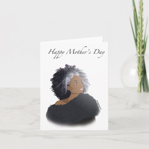 Mothers Day Card for african american mom