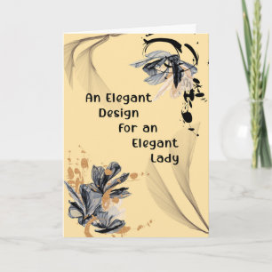 Mother's Day Card for an Elegant Mom