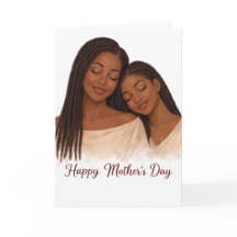 Mother's Day Card for Black <om