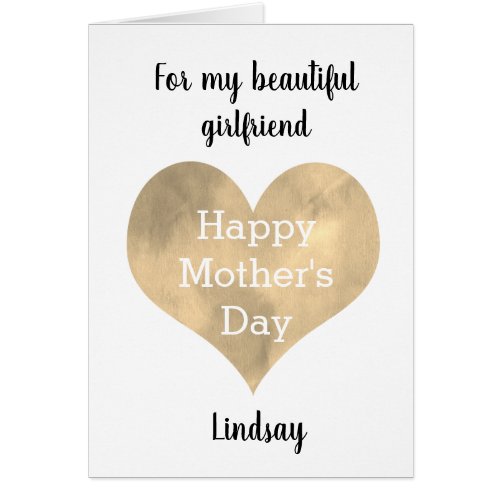 Mothers Day Card for Girlfriend