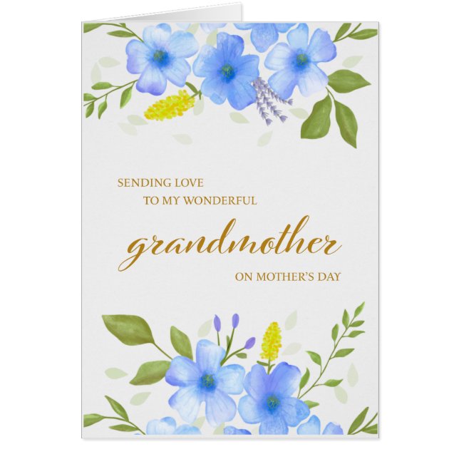 Mother's Day Card for Grandmother (Front)