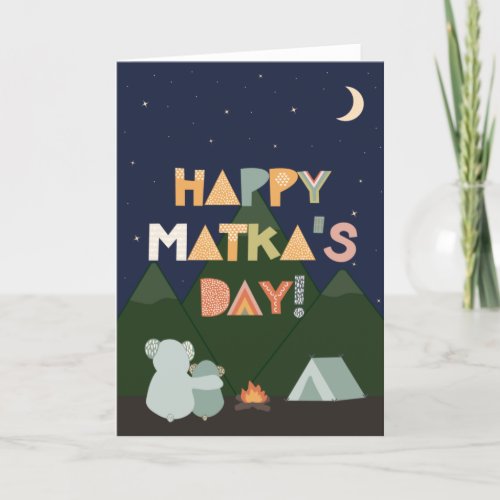 Mothers Day Card for Matka