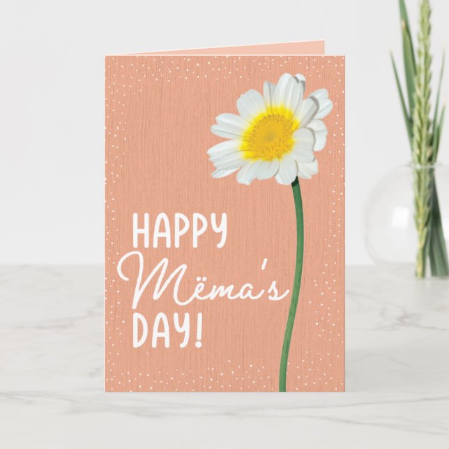 Mother's Day Card for Mëma (Front)