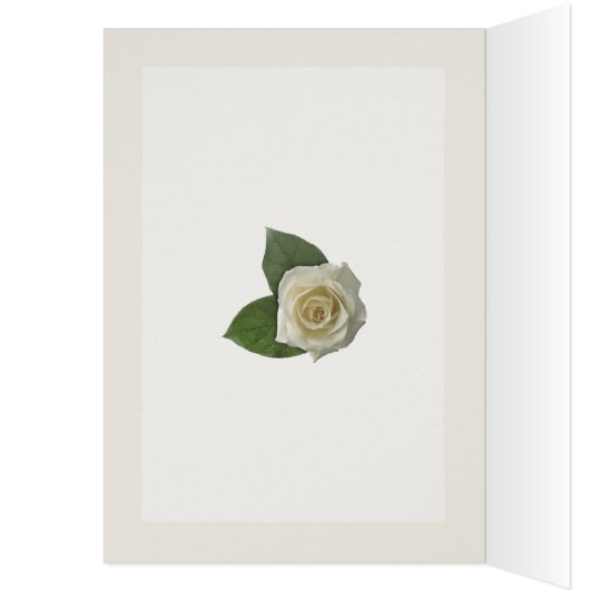 Mother's day card for mother with three pink roses (Inside (Left))