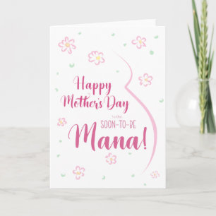 Mother's Day Card for Pregnant Mana