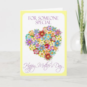 Mother's Day Card For Someone Special by NightSweatsDiva at Zazzle