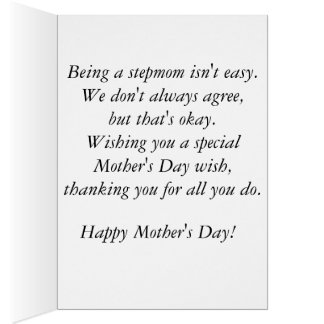 Happy Mothers Day Stepmom Cards | Zazzle