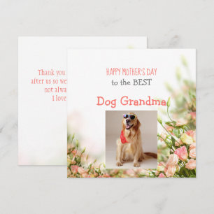 Mothers Day Card from Dog to Dog Grandma 