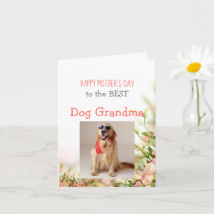 Mothers Day Card from Dog to Dog Grandma