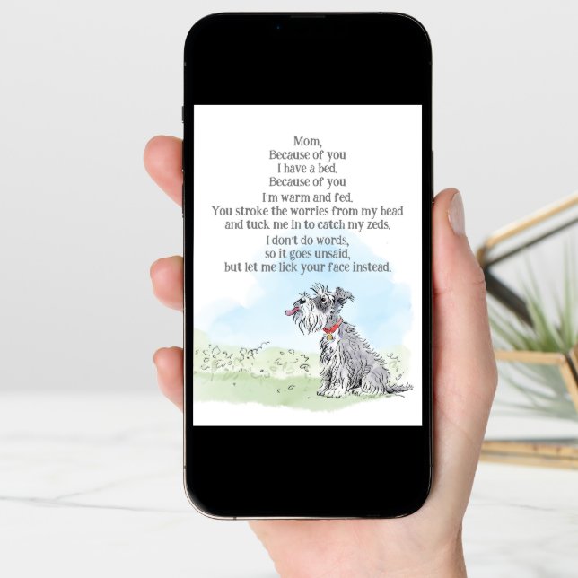 Mother's Day Card from the Dog (Front Digital)