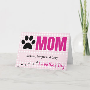 Mother's Day Card from the Pets