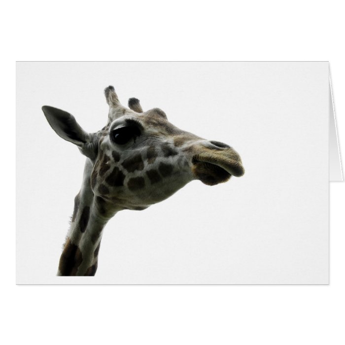 Mother's day card    Giraffe