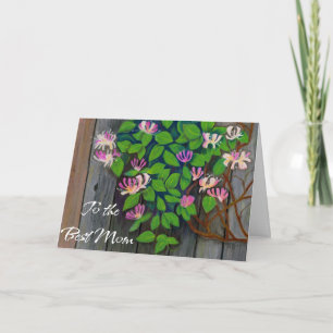 Mother's Day Card Honeysuckle