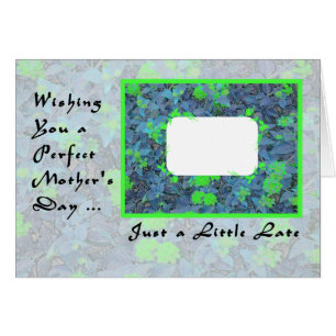Mother's Day Card, Late, Add Your Own Photo Cards