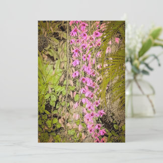 Mother's Day Card Pink Orquids