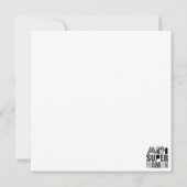 Mother's Day Card - Rond Rose s/ Painting Black (Back)