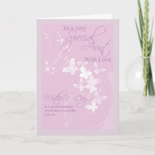 Mother's Day Card, Special Aunt Card
