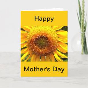 Mother's Day card - Sunflower