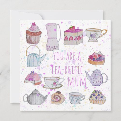 Mothers Day card Tea_rrific Mum