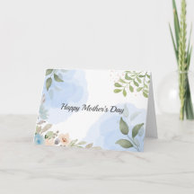 Mother's Day Card with beautiful flower